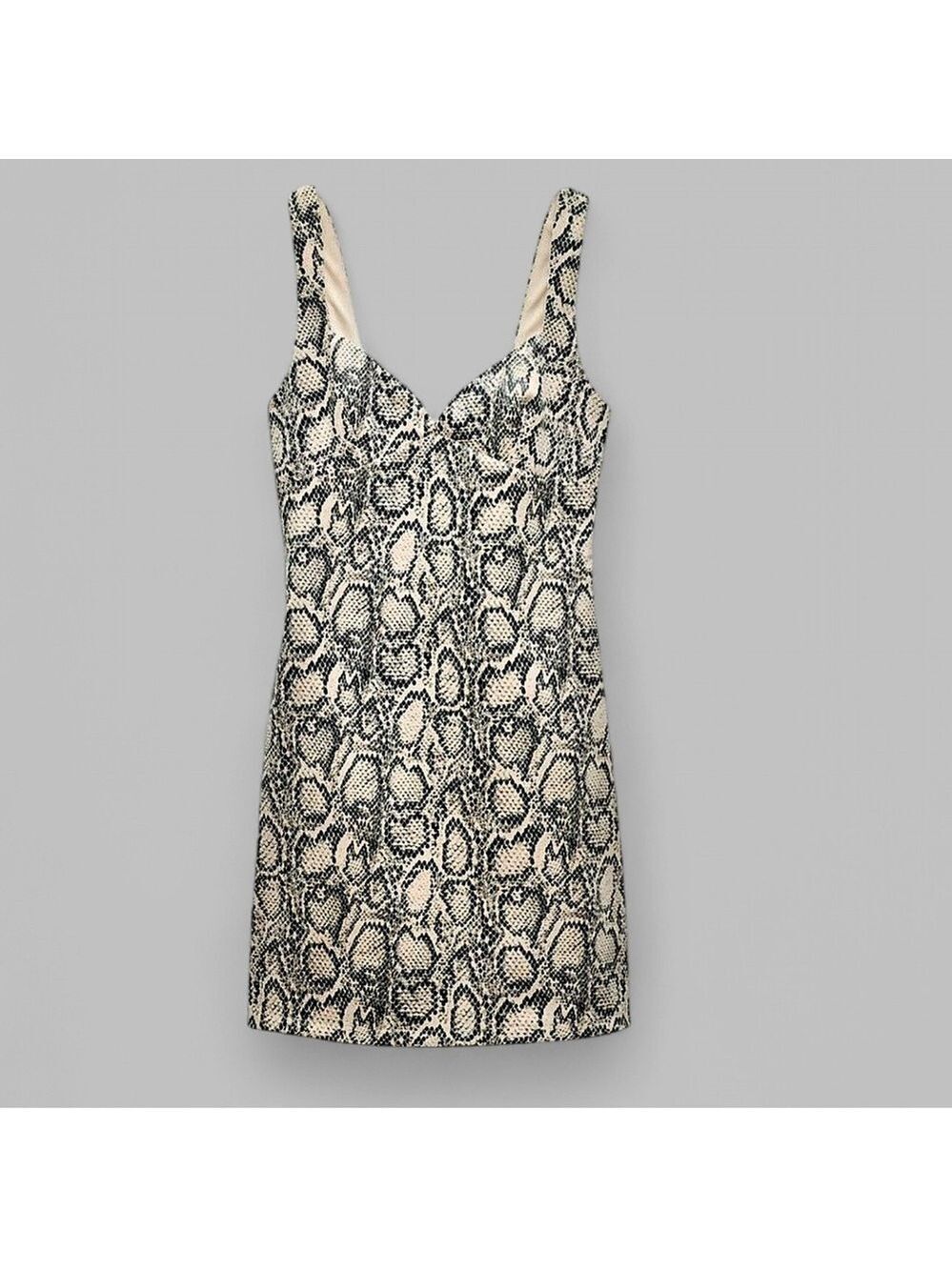 Zara-Animal Print Mini Dress-Size Small-NWT - Picture 7 of 9